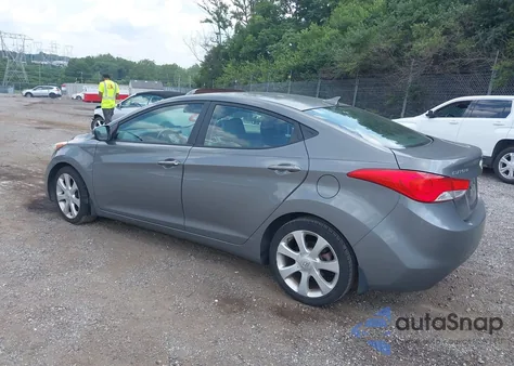 2013 Hyundai Elantra Limited z USA, uszkodzony, nr VIN 5NPDH4AE1DH184160
